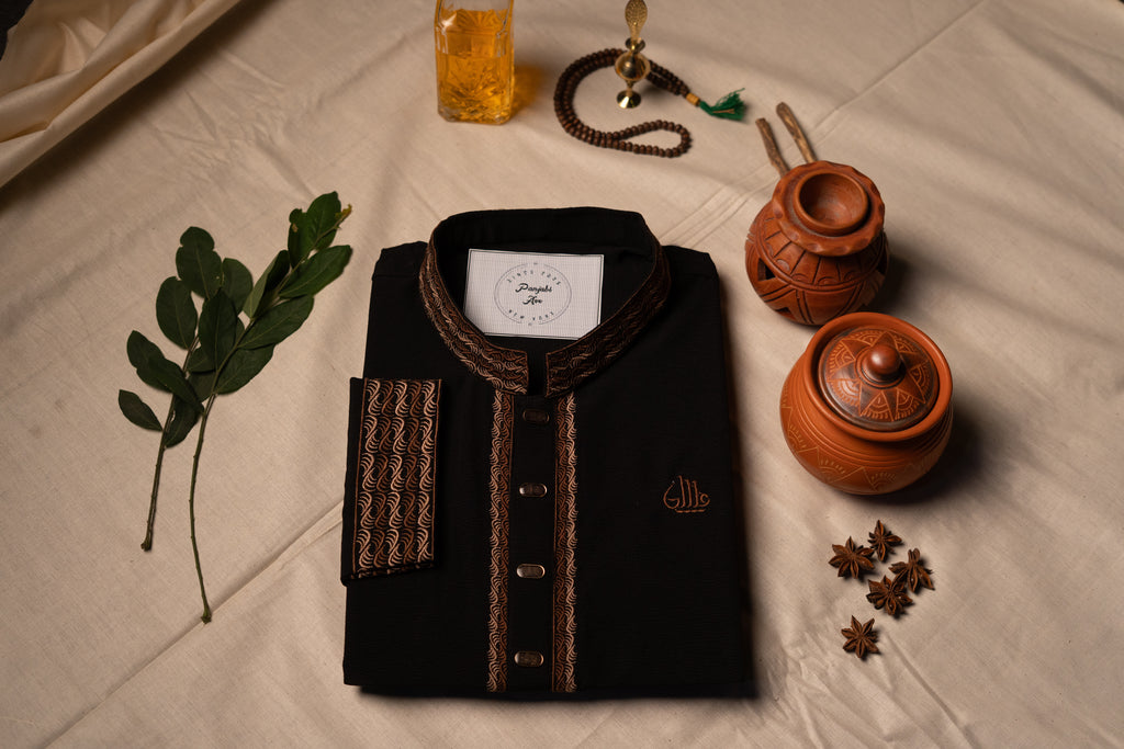 The Midnight Onyx Panjabi