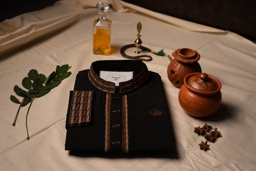 The Midnight Onyx Panjabi