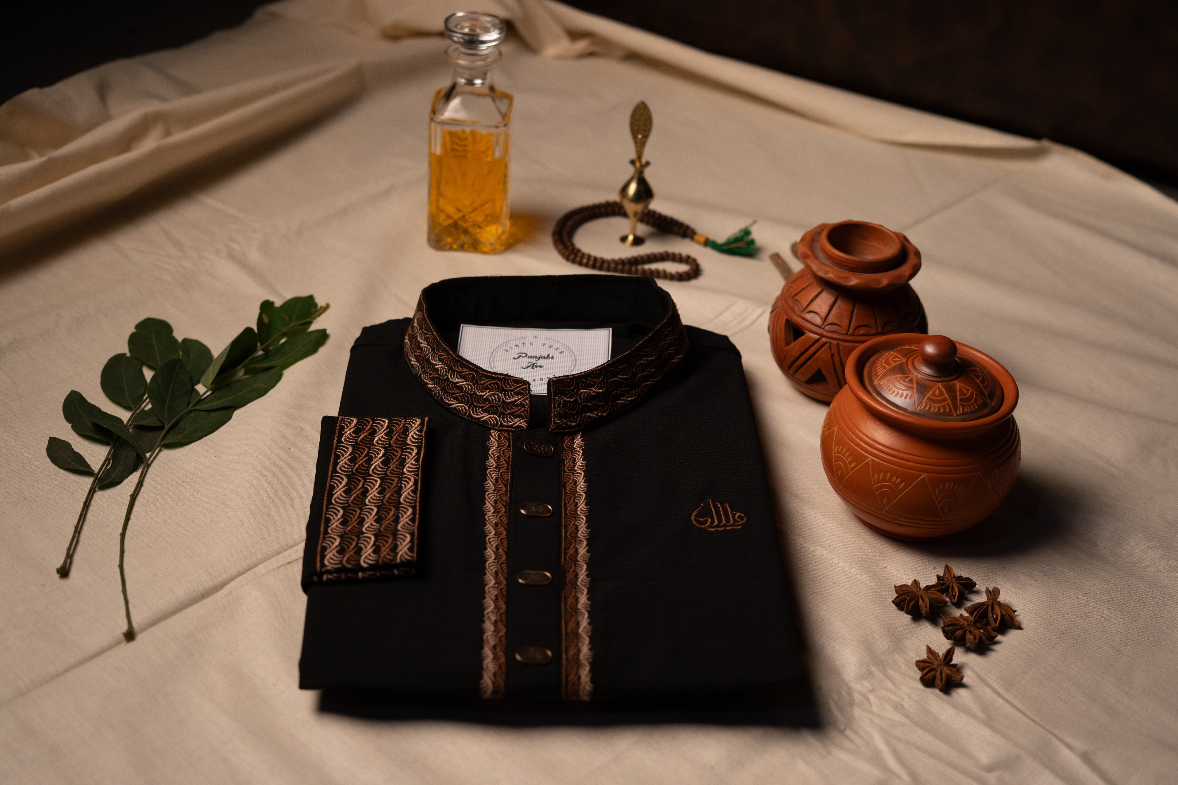 The Midnight Onyx Panjabi