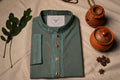 Teal Green Embroidered Panjabi