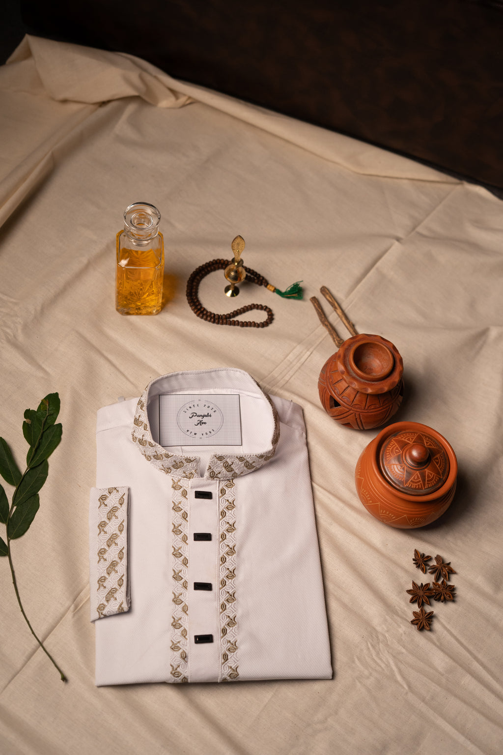 The Royal Crest Embroidered Panjabi