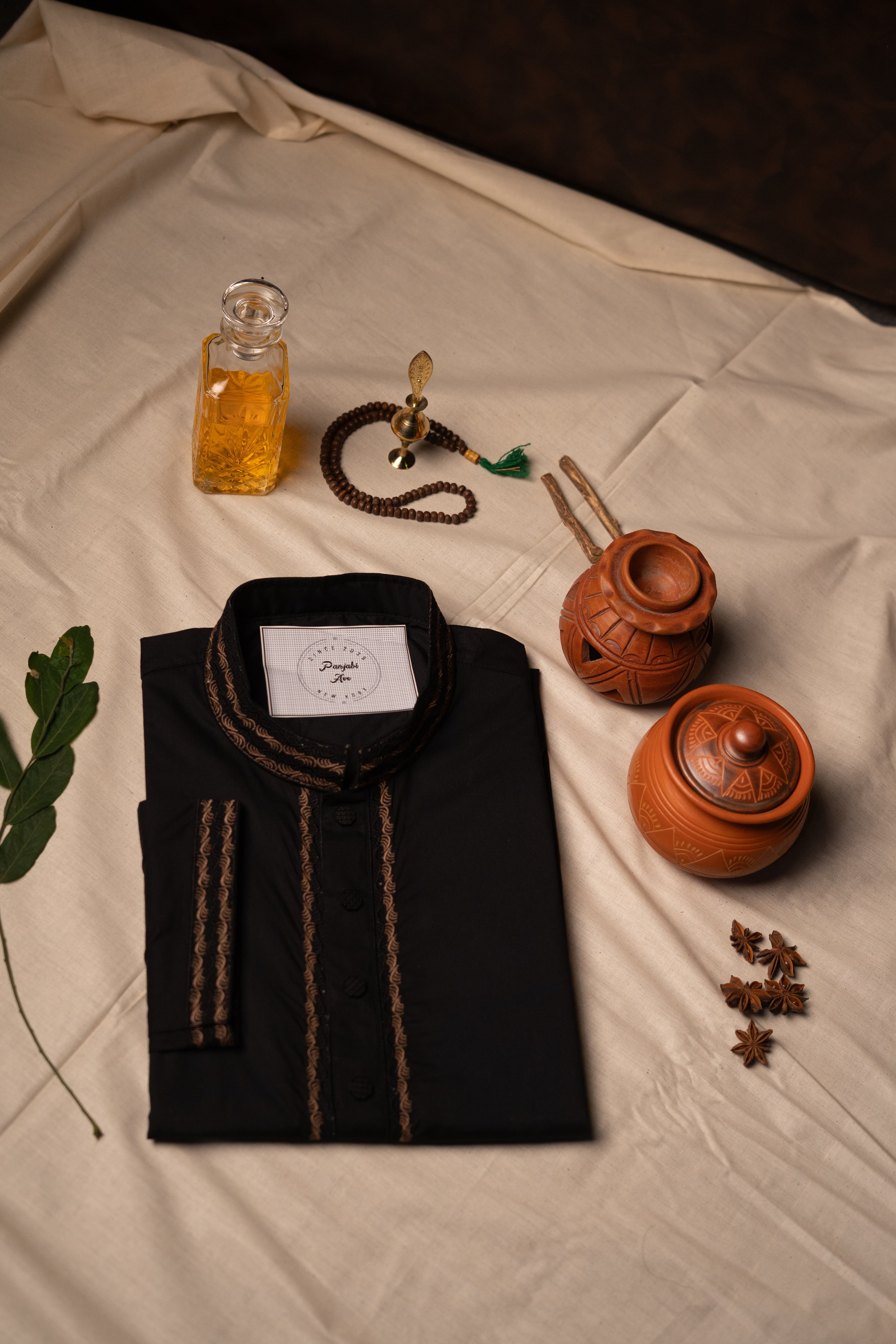 The Midnight Scroll Premium Panjabi
