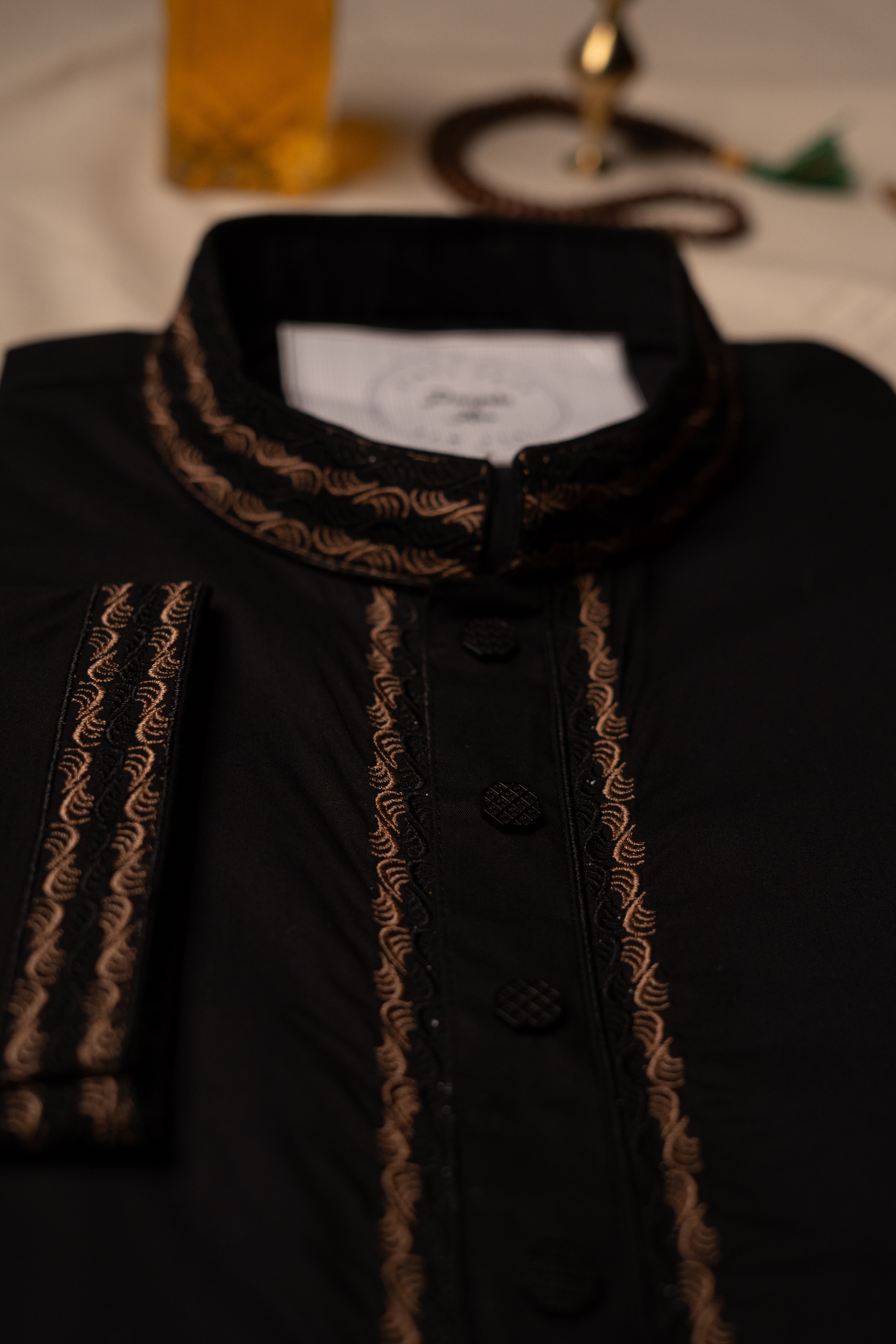 The Midnight Scroll Premium Panjabi