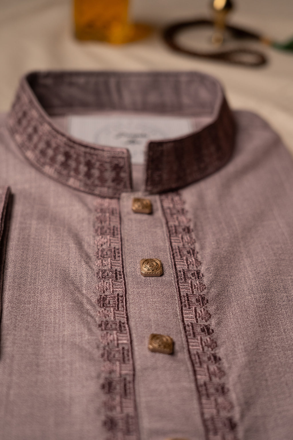The Mauve Mosaic Detailed Panjabi