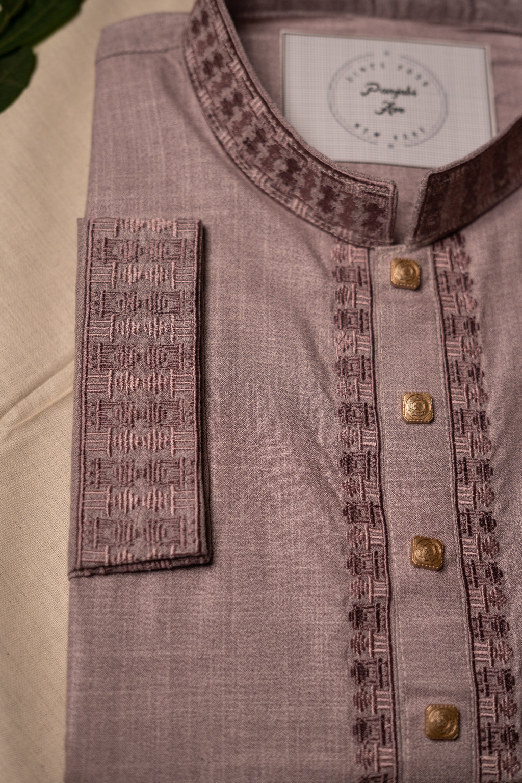 The Mauve Mosaic Detailed Panjabi