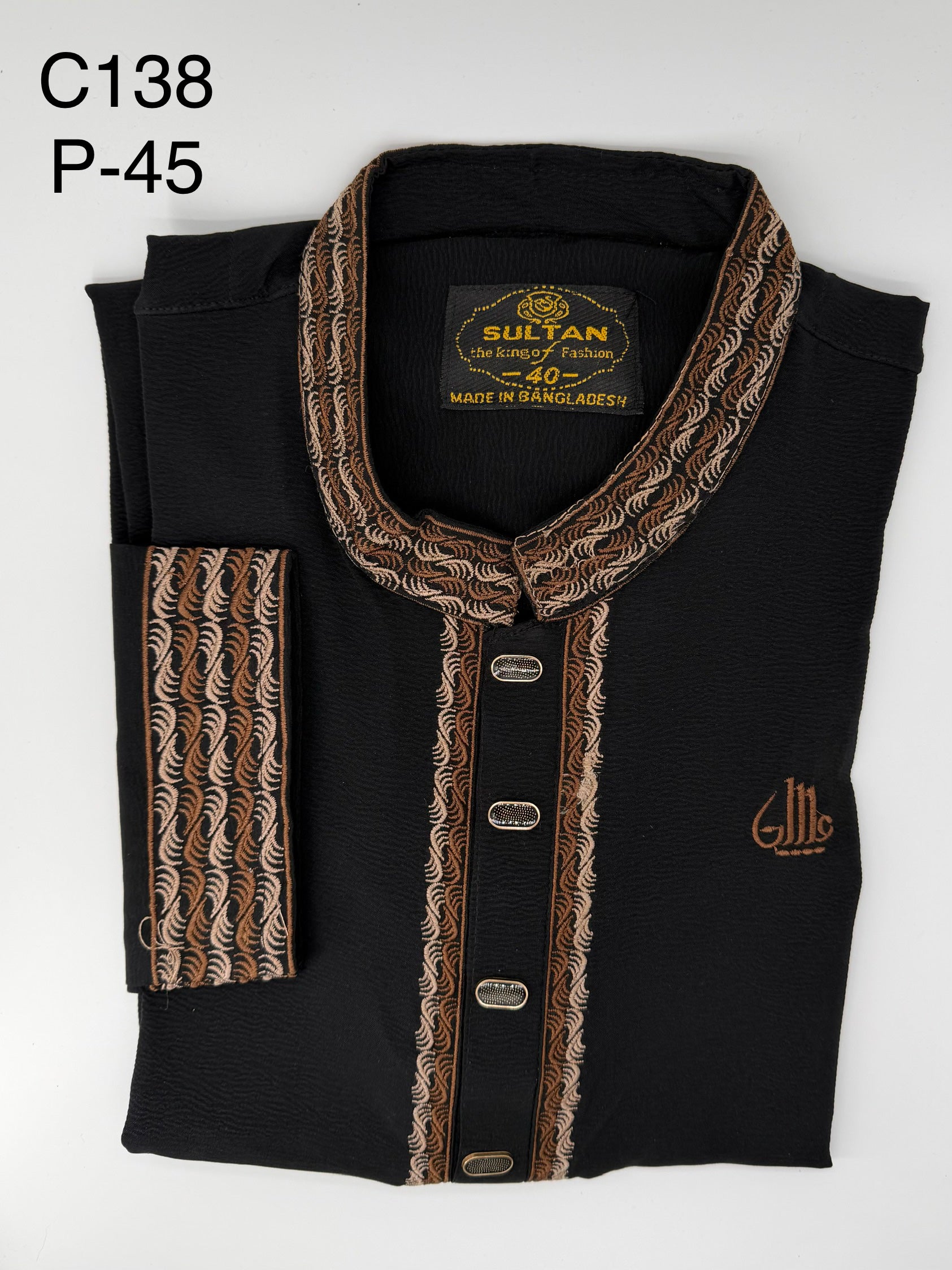 The Midnight Onyx Panjabi