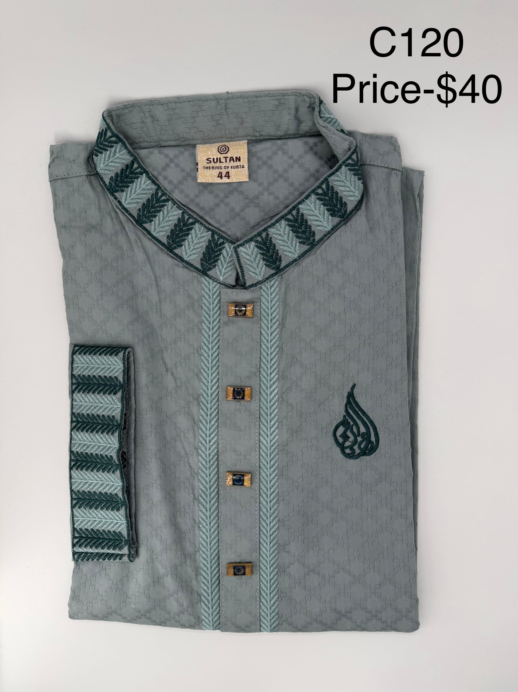 Textured G Embroidered Panjabi