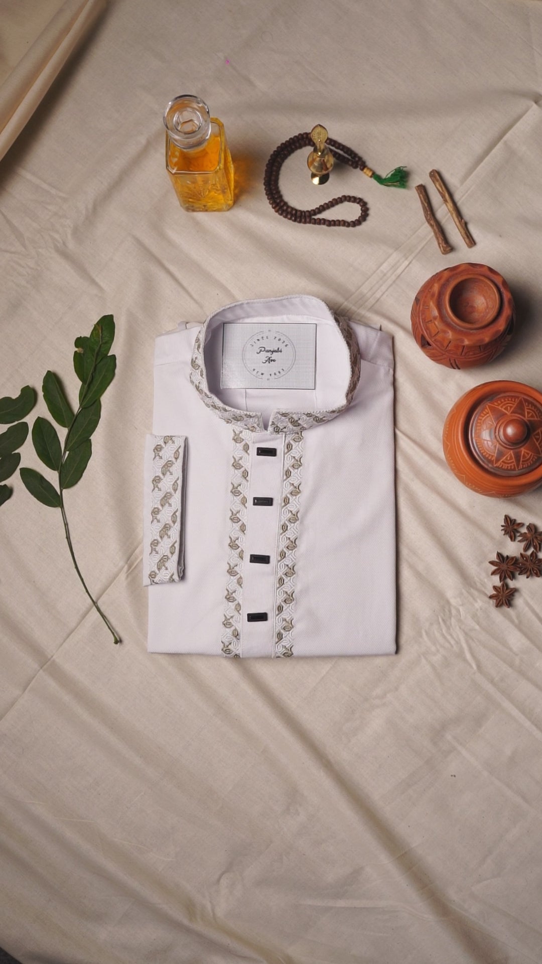 The Royal Crest Embroidered Panjabi