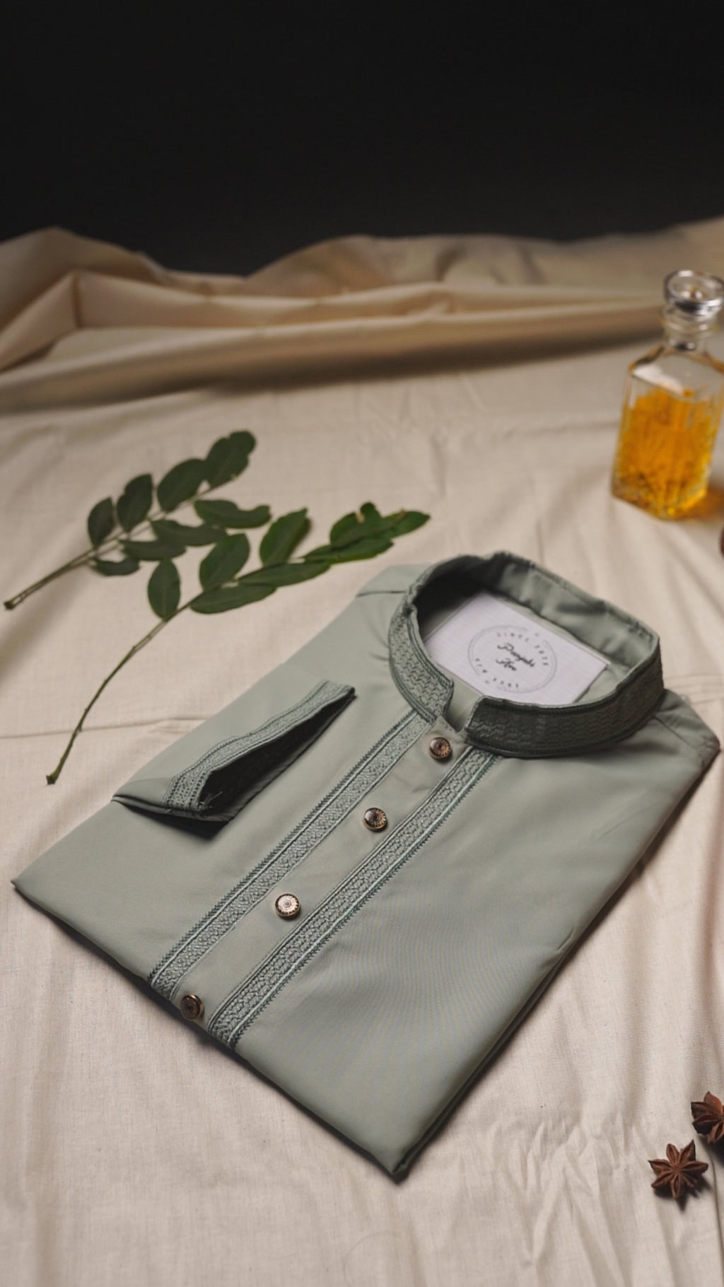 Light Sage Green Panjabi