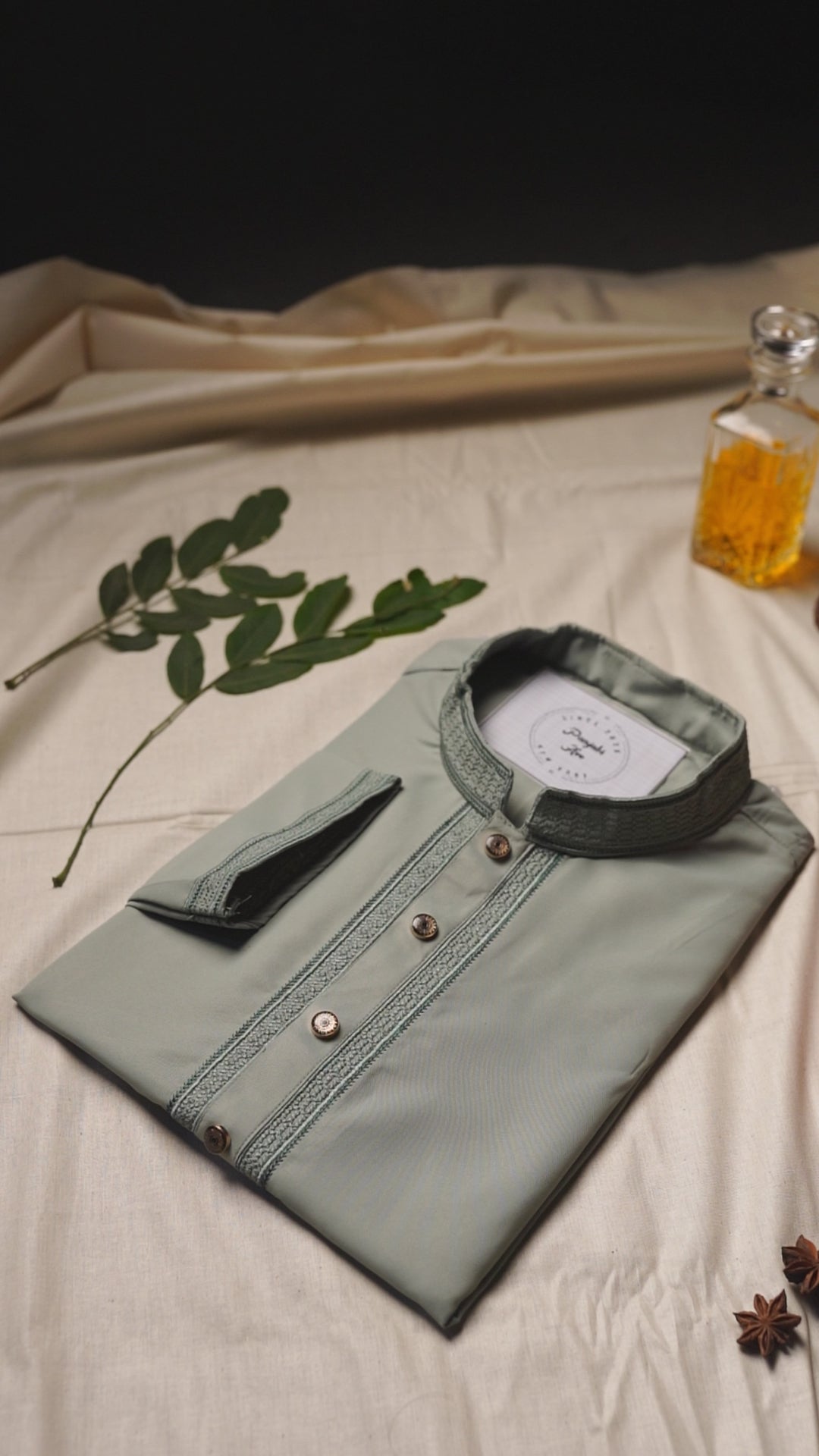 Light Sage Green Panjabi