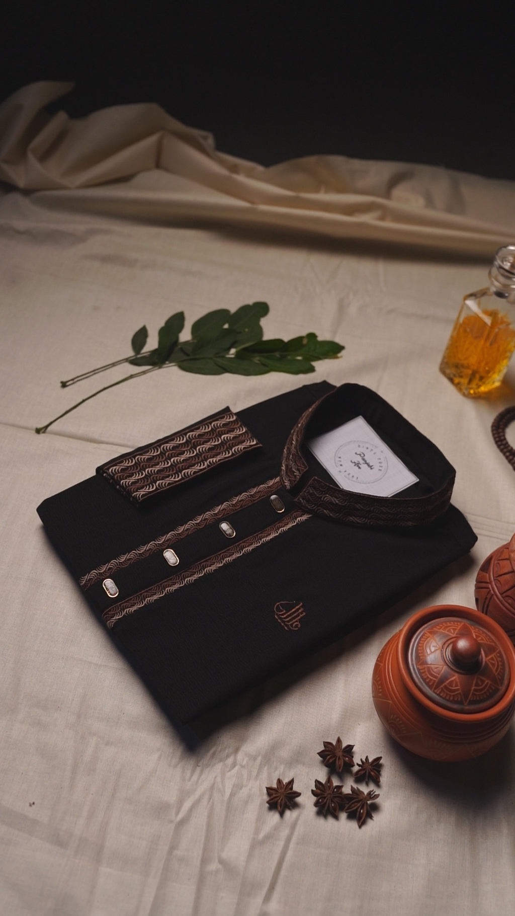 The Midnight Onyx Panjabi